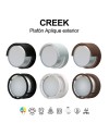 CREEK * APLIQUE EXTERIOR NEGRO LED IP65 - 15W - CCT